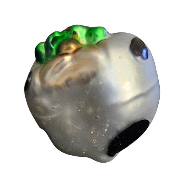 Christopher Radko Christmas Cow Ornament 3.5" Glass Poland Handcrafted - Picture 6 of 6